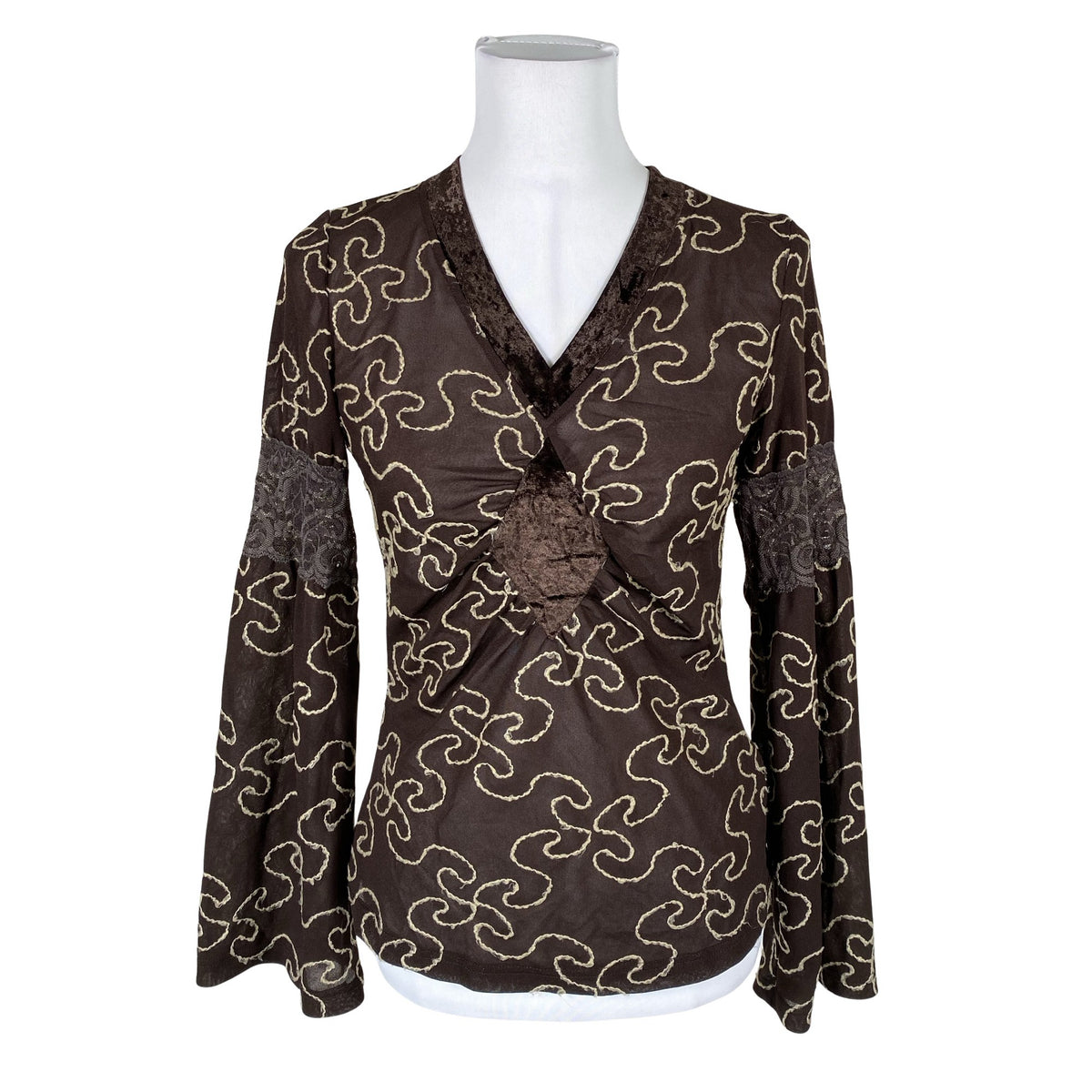 Unisex Claire.dk - Pluus, suurus 38 - Pruun (1)