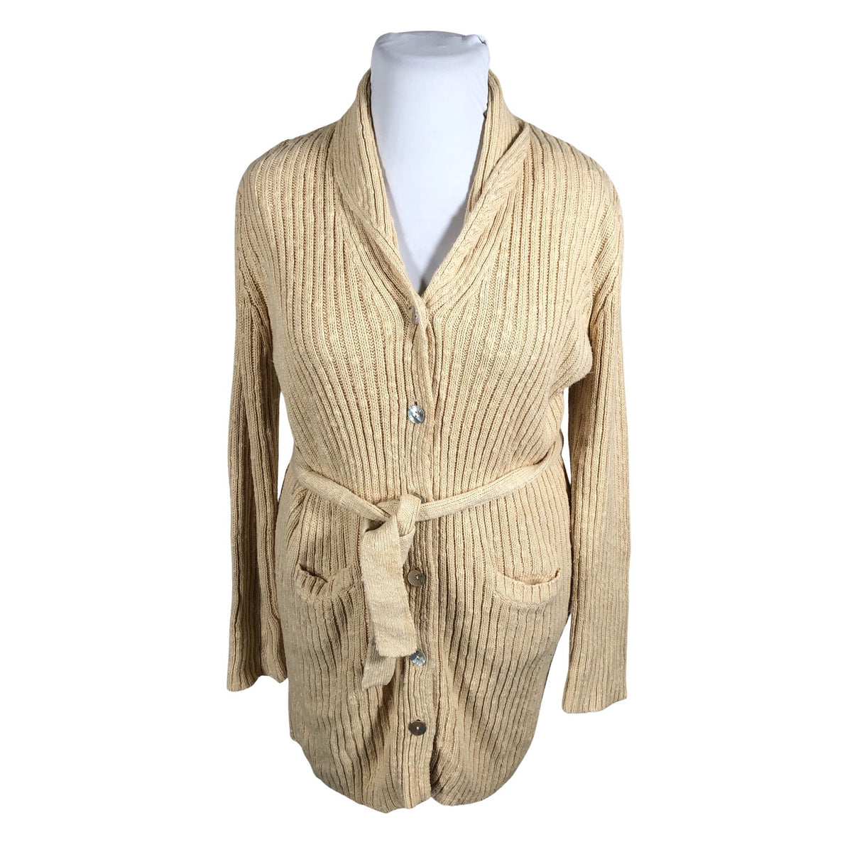 Unisex Lindex - Kardigan, suurus 42 - Beige (1)