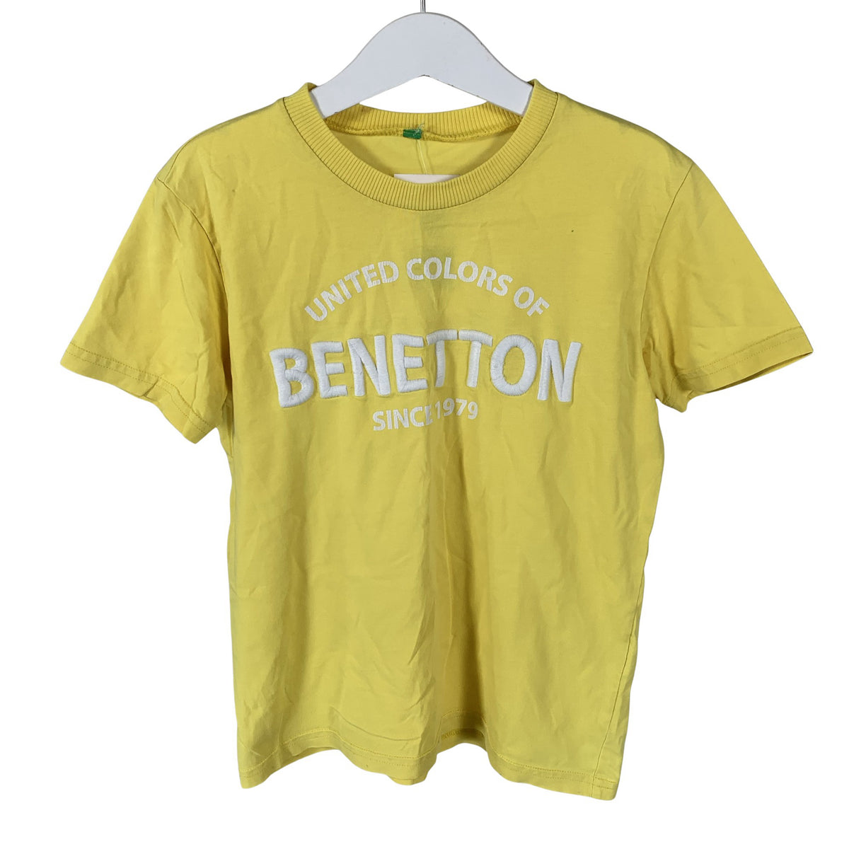 Unisex Benetton - T-särk, suurus 122 - 128 - Kollane (1)