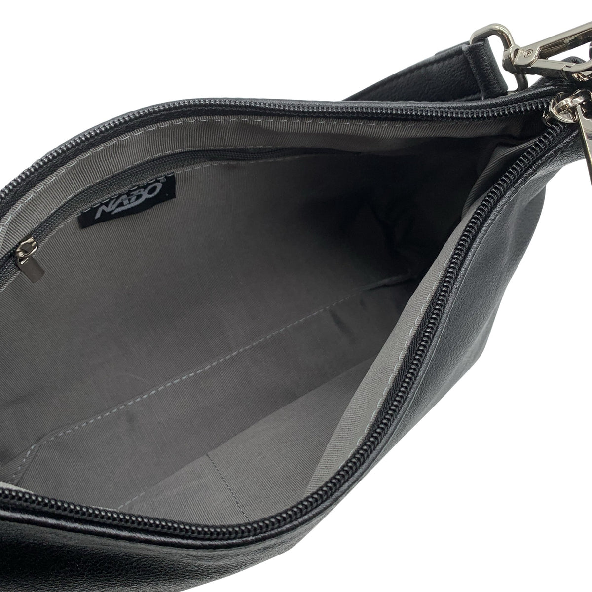 Unisex Nabo - Käekott, suurus Midi - Must (2)