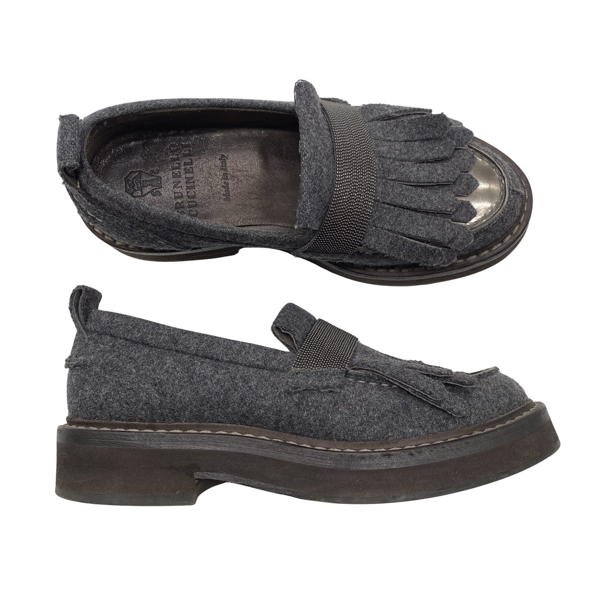 Unisex Brunello Cucinelli - Mokassiinid, suurus 35 - Hall (1)