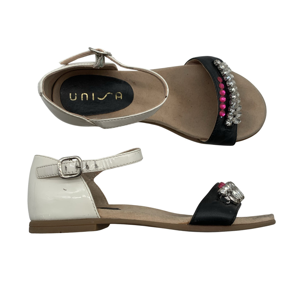 Unisex Unisa - Rihmikud, suurus 33 - Valge (1)