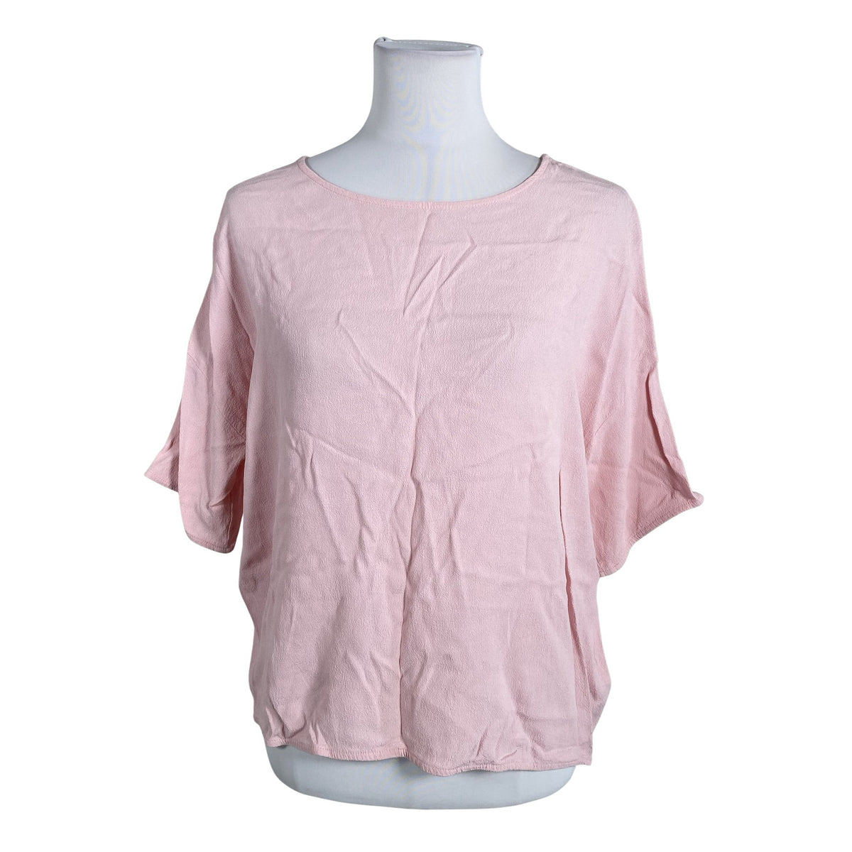 Unisex Samsoe&Samsoe - Lühikeste käistega pluus, suurus 38 - Heleroosa (1)