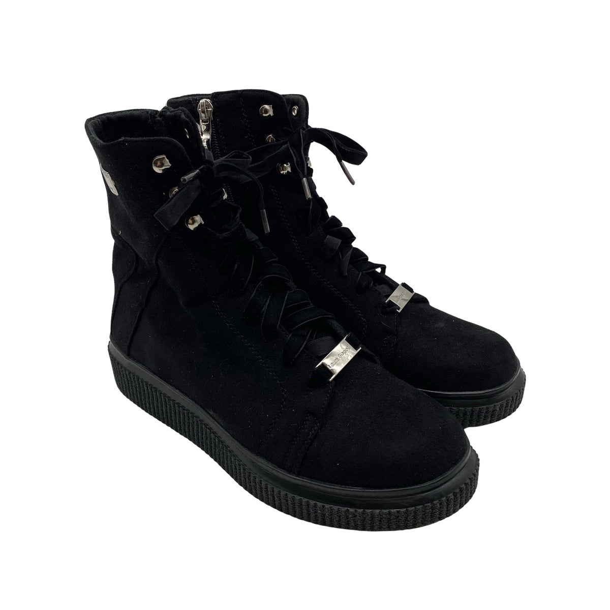 Unisex Laura Biagiotti - Poolsaapad, suurus 38 - Must (2)