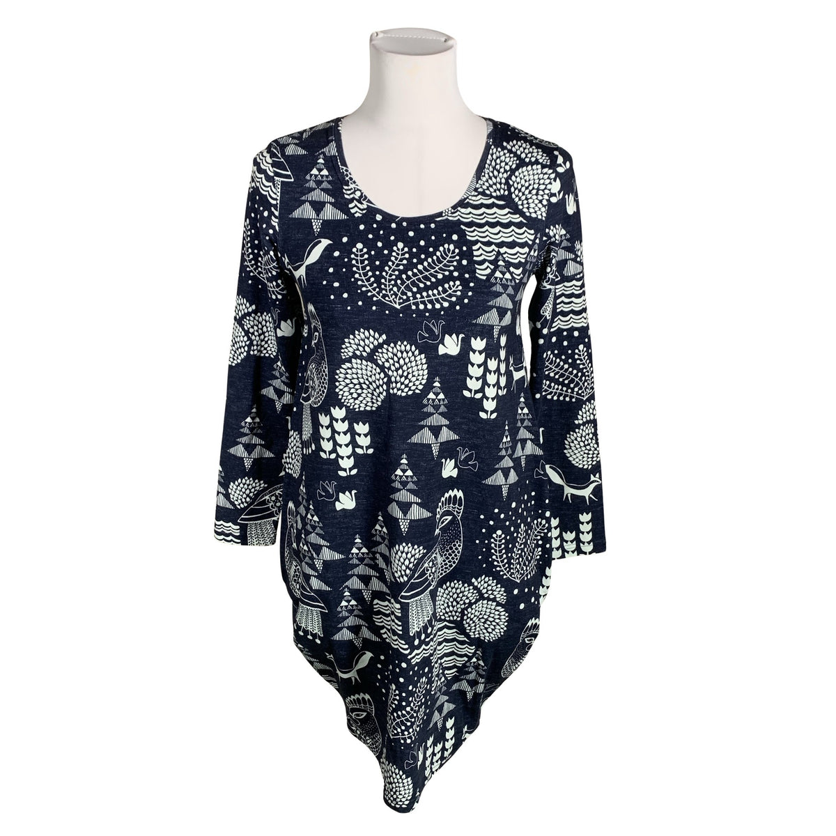 Unisex Taimi - Trikotaažist kleit, suurus 34 - Sinine (1)