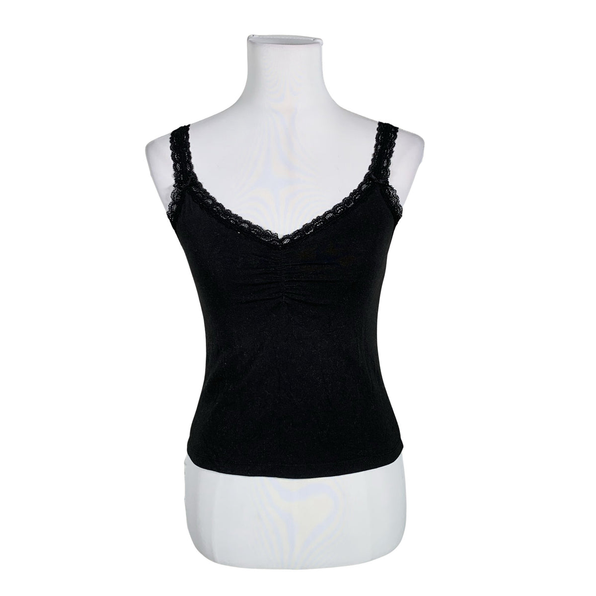 Unisex Brandy Melville - Trikotaažist topp, suurus 34 - Must (1)