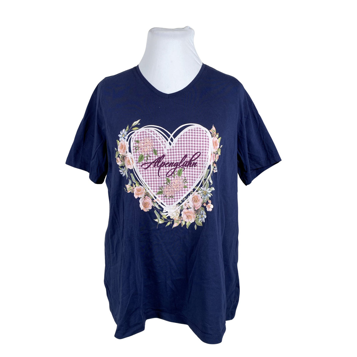 Unisex Ulla Popken - T-särk, suurus 46 - Sinine (1)
