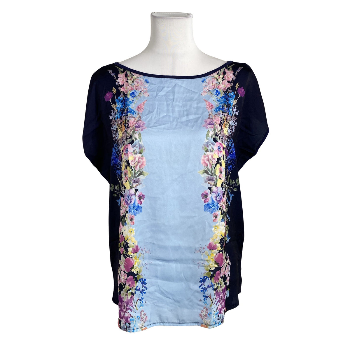 Unisex Esprit - Lühikeste käistega pluus, suurus 40 - Sinine (1)