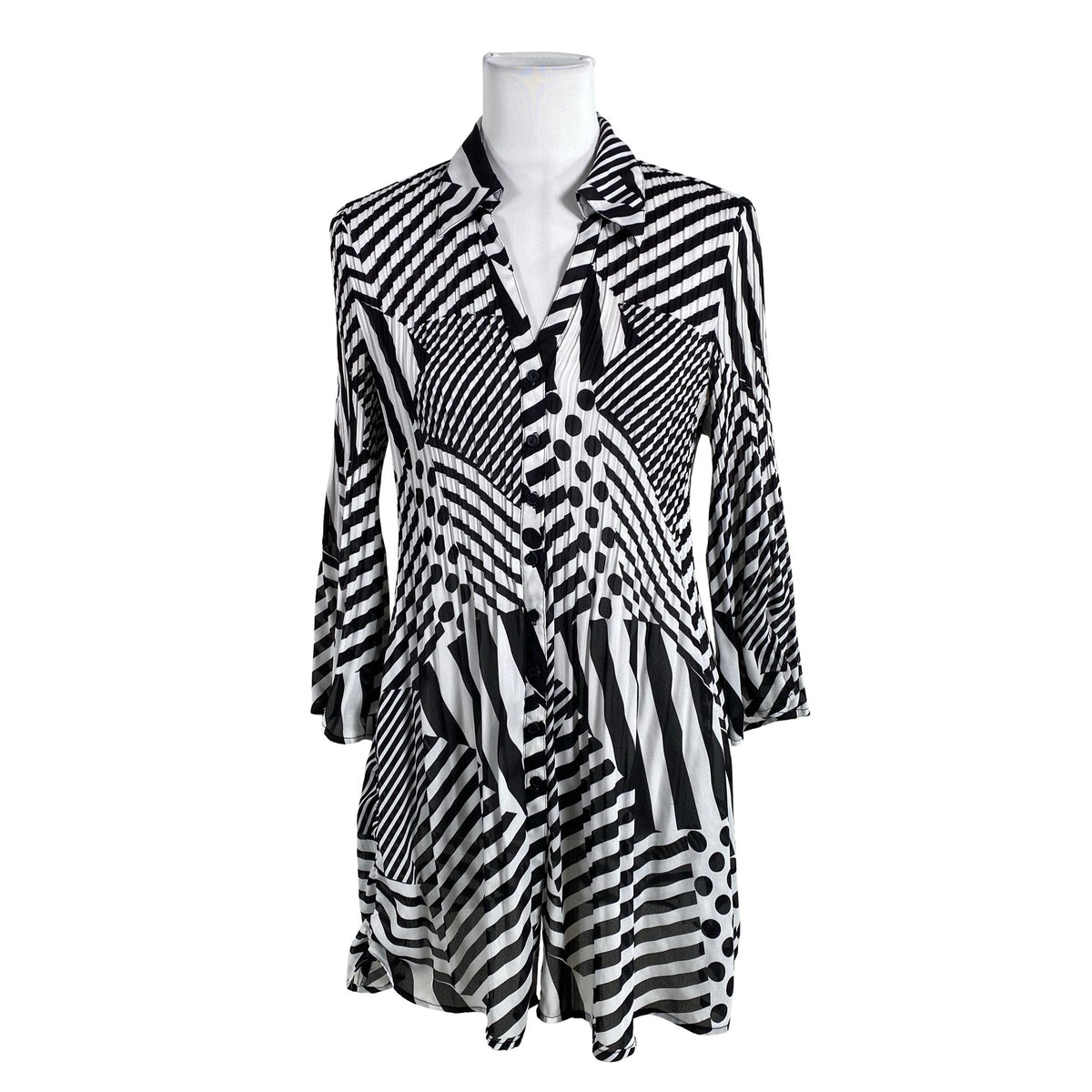 Unisex Kriss - Õhuke tuunika, suurus 40 - Must (1)