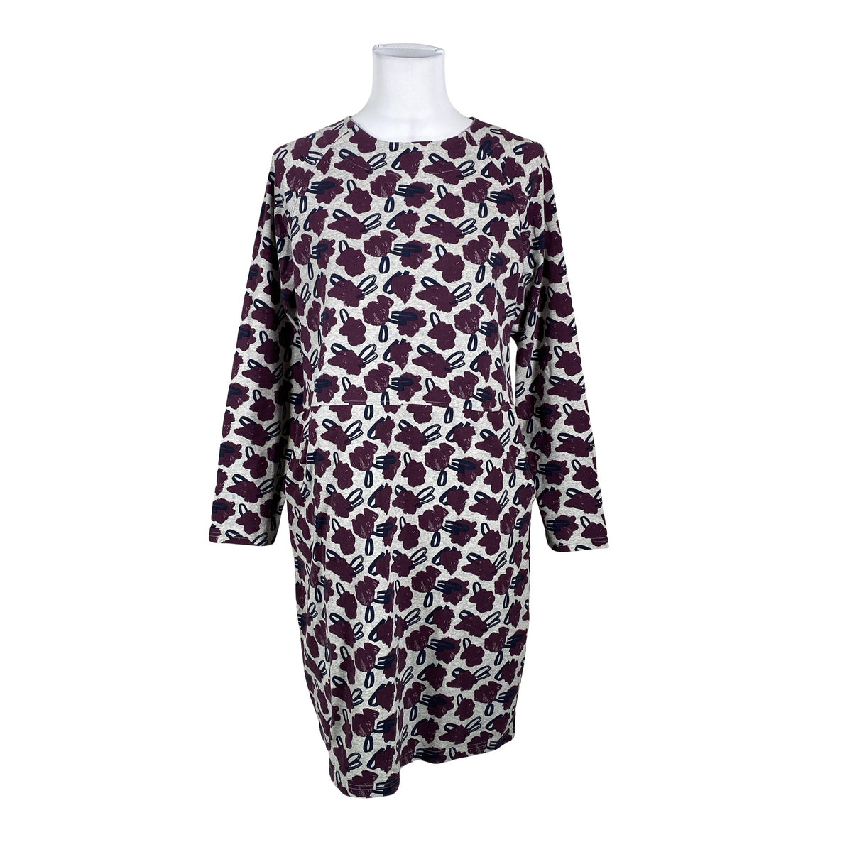 Unisex Nanso - Trikotaažist kleit, suurus 38 - Hall (1)