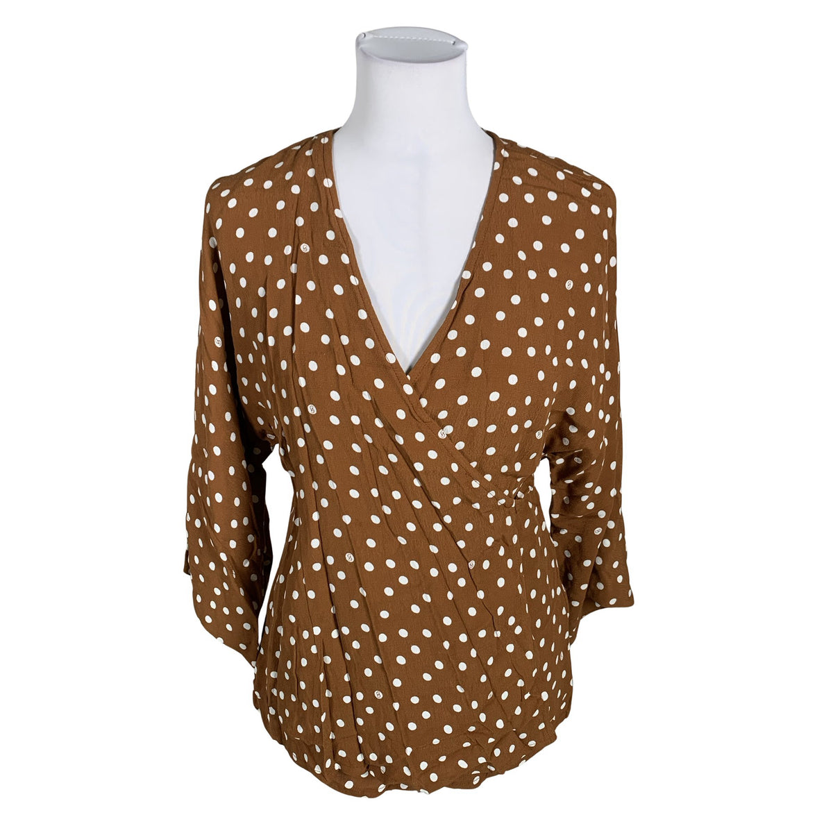 Unisex Gestuz - Pluus, suurus 36 - Pruun (1)