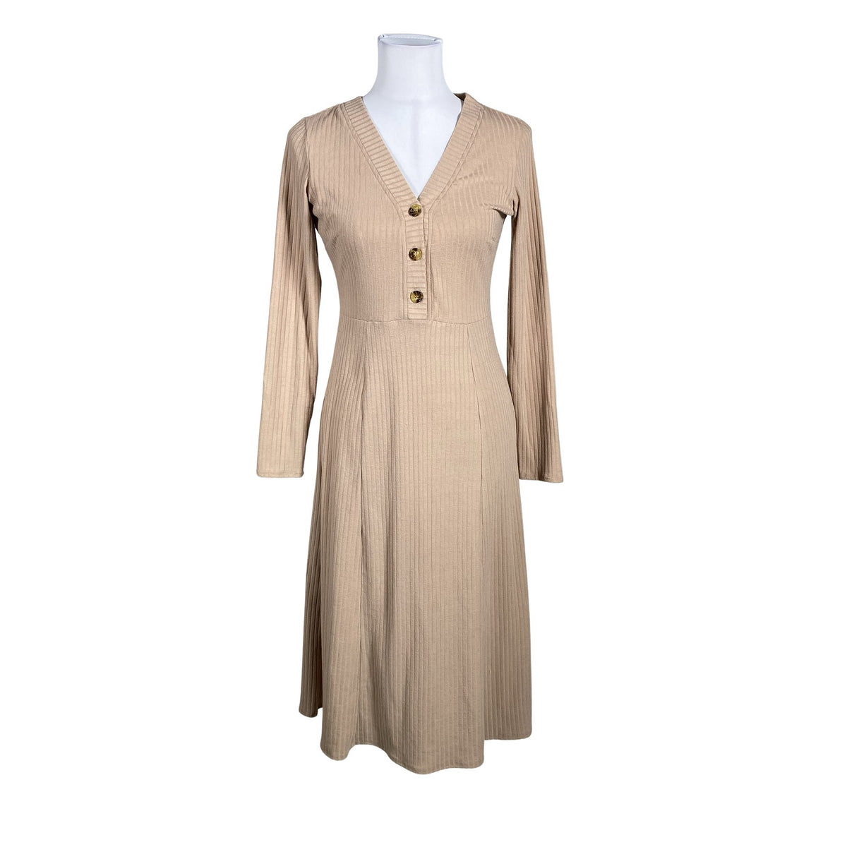 Unisex Dorothy Perkins - Trikotaažist kleit, suurus 36 - Beige (1)