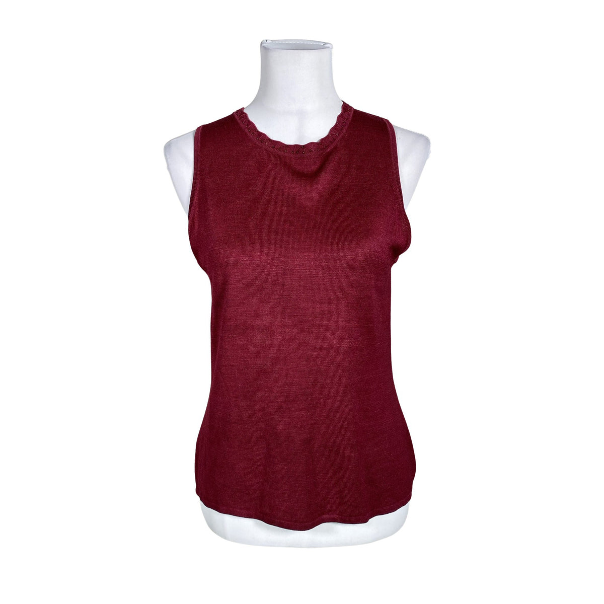 Unisex Aventura - Kootud vest, suurus 38 - Veinipunane (1)