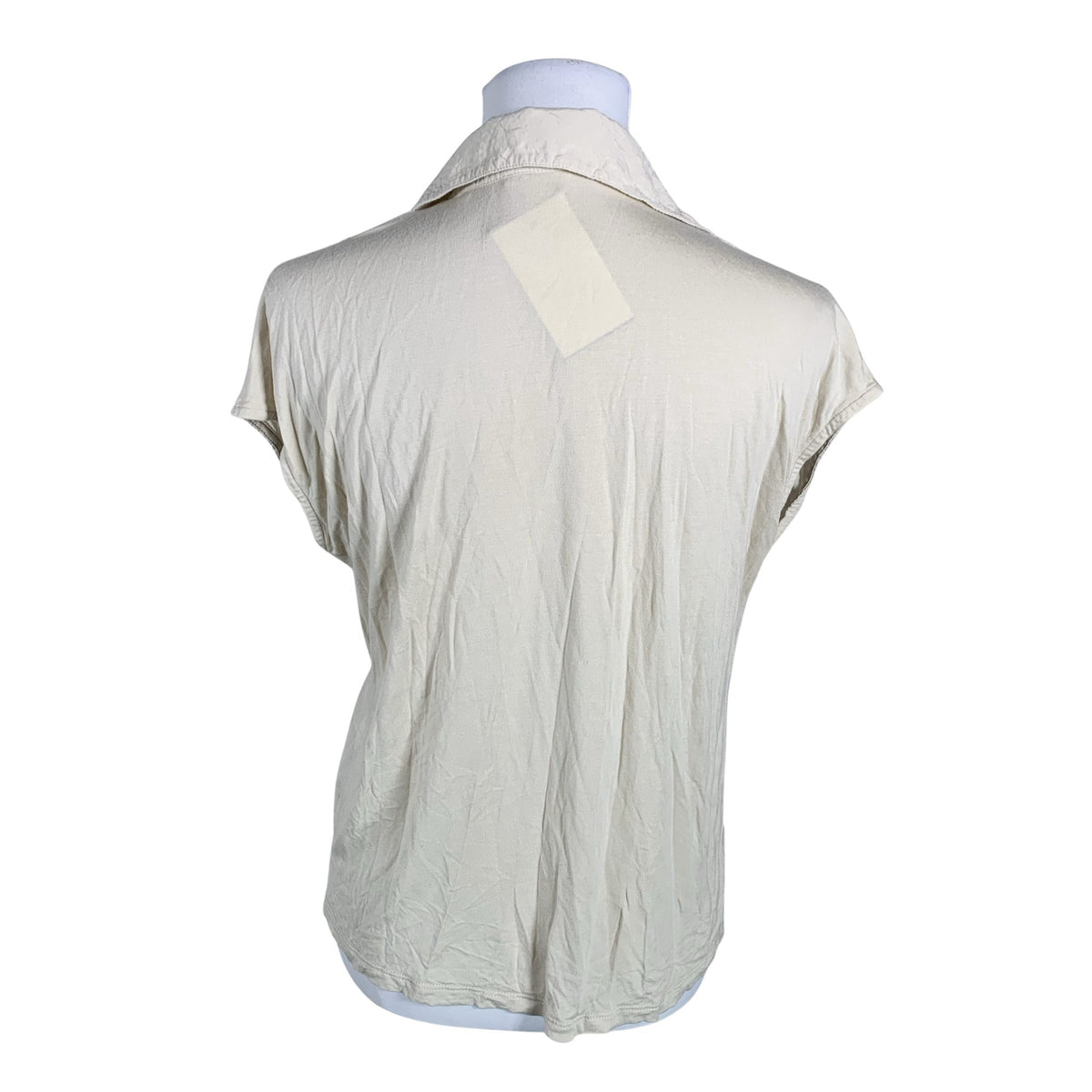 Unisex Opus - Lühikeste käistega pluus, suurus 38 - Beige (2)