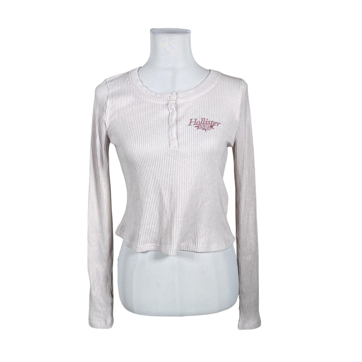 Unisex Hollister - Trikotaažist pluus, suurus 36 - Heleroosa (1)