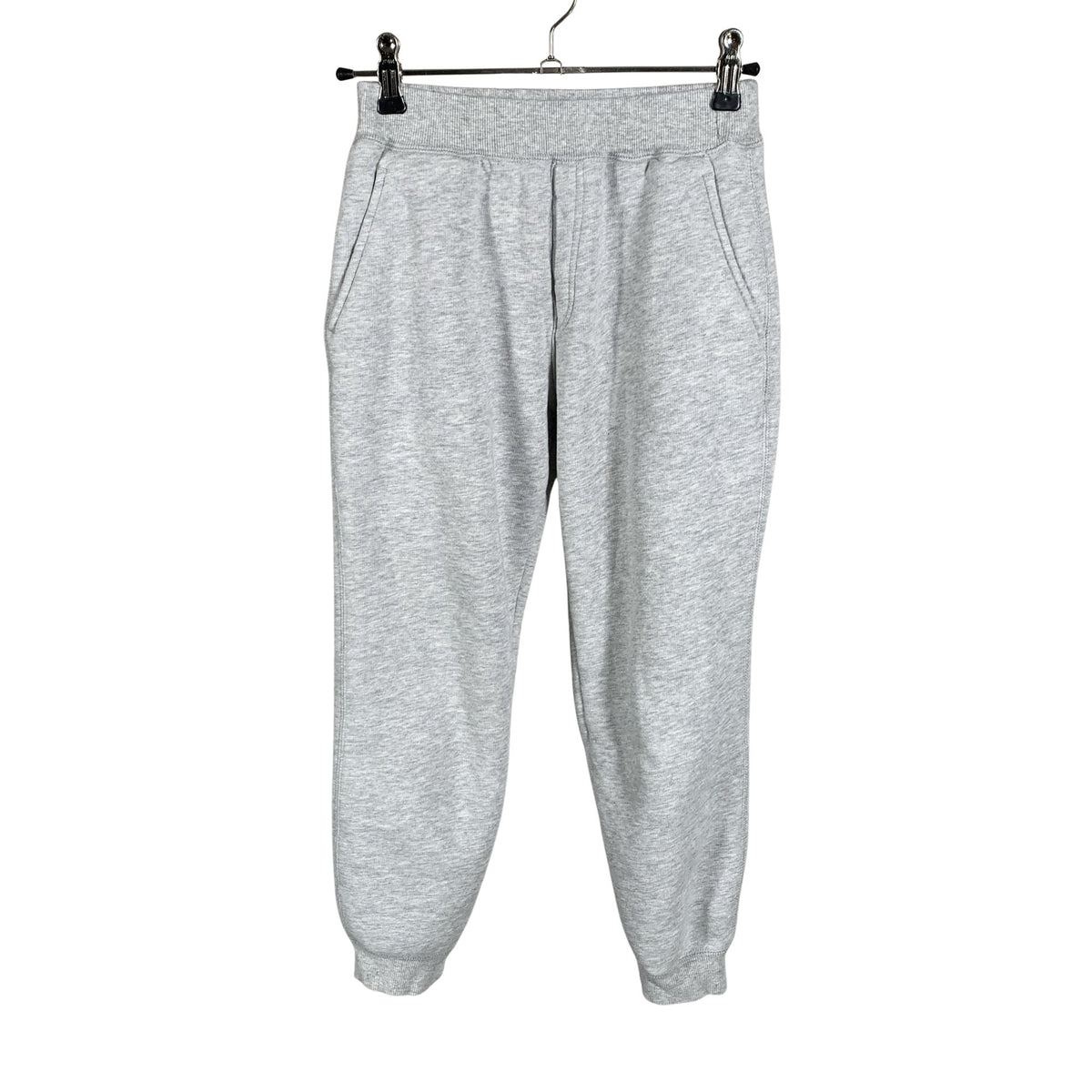 Unisex Uniqlo - Dressikangast püksid, suurus 134 - 140 - Hall (1)