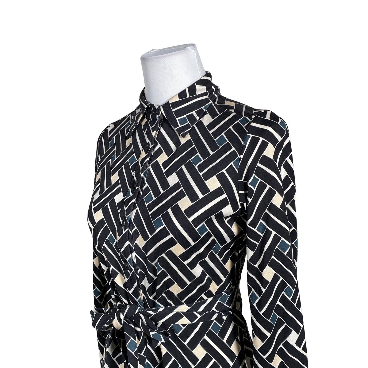 Unisex Diane von Furstenberg - Trikotaažist kleit, suurus 38 - Must (2)