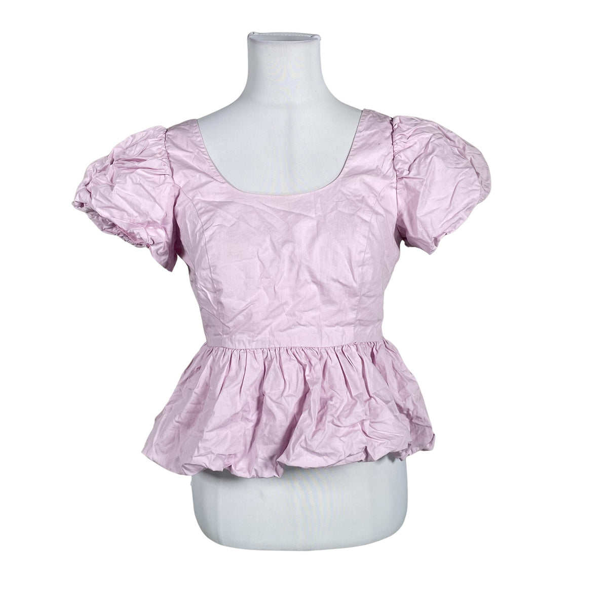 Unisex Y.A.S - Lühikeste käistega pluus, suurus 36 - Heleroosa (1)