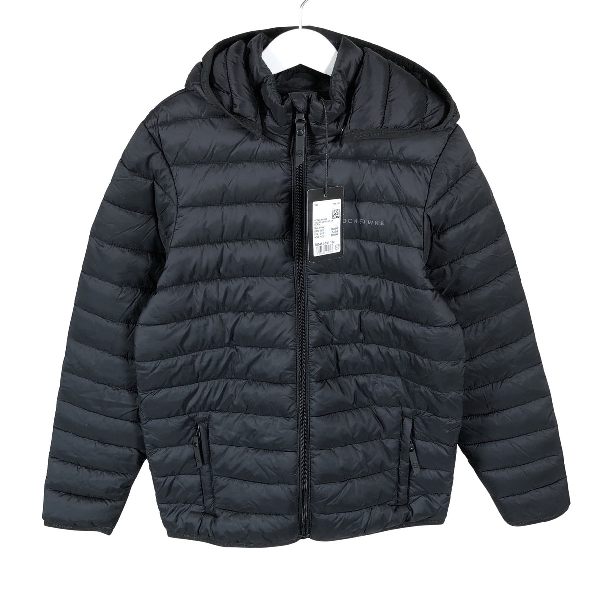 Unisex Ocean Works - Õhem talvejope, suurus 146 - 152 - Must (1)
