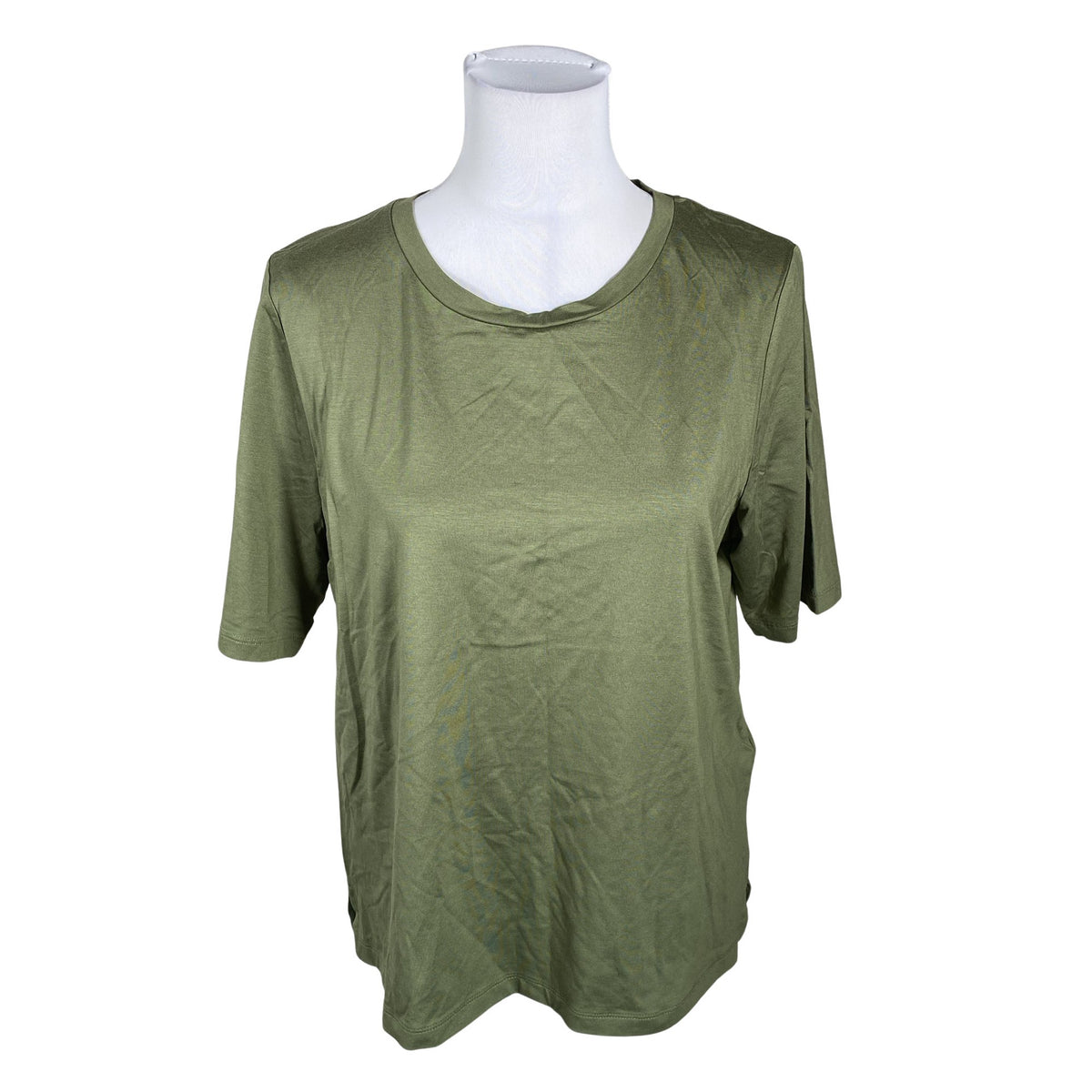 Unisex Essentials by Stockmann - Trikotaažist pluus, suurus 40 - Roheline (1)
