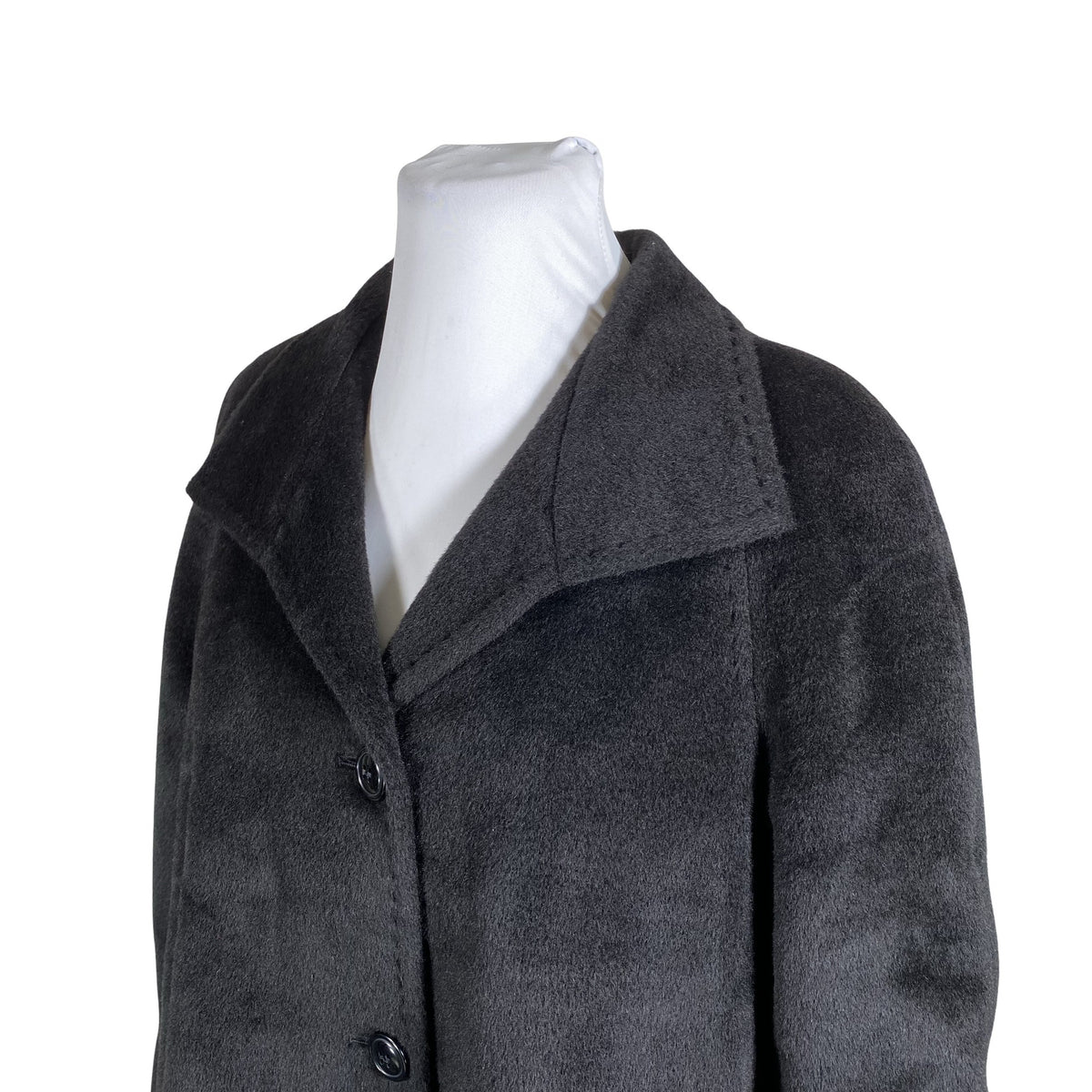 Unisex Peter Hahn - Villane mantel, suurus 44 - Must (3)