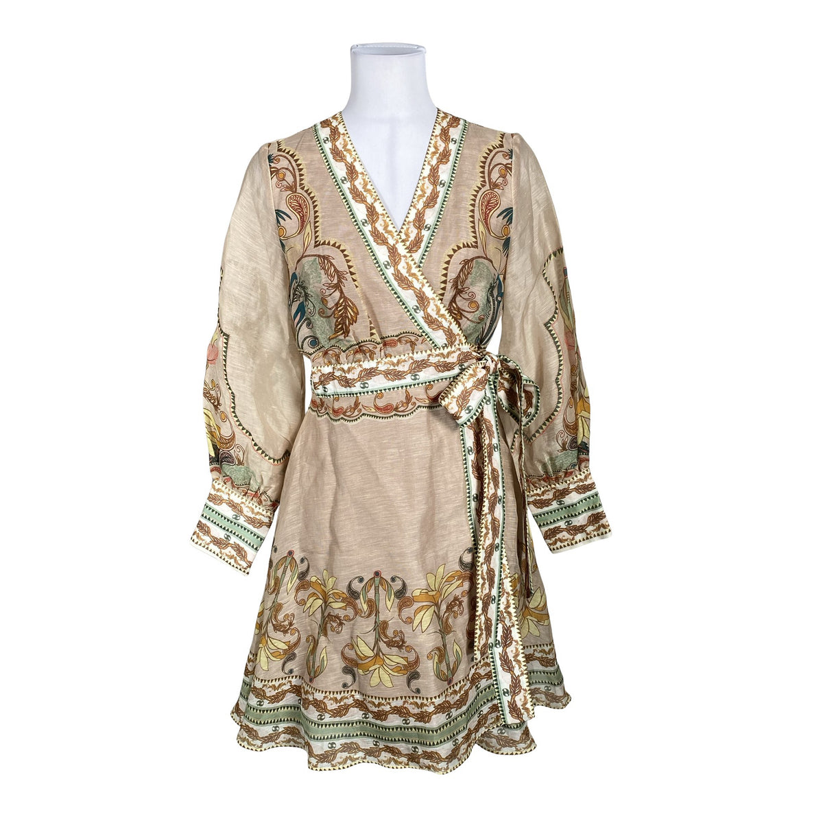 Unisex By Malina - Õhuke kleit, suurus 38 - Beige (1)