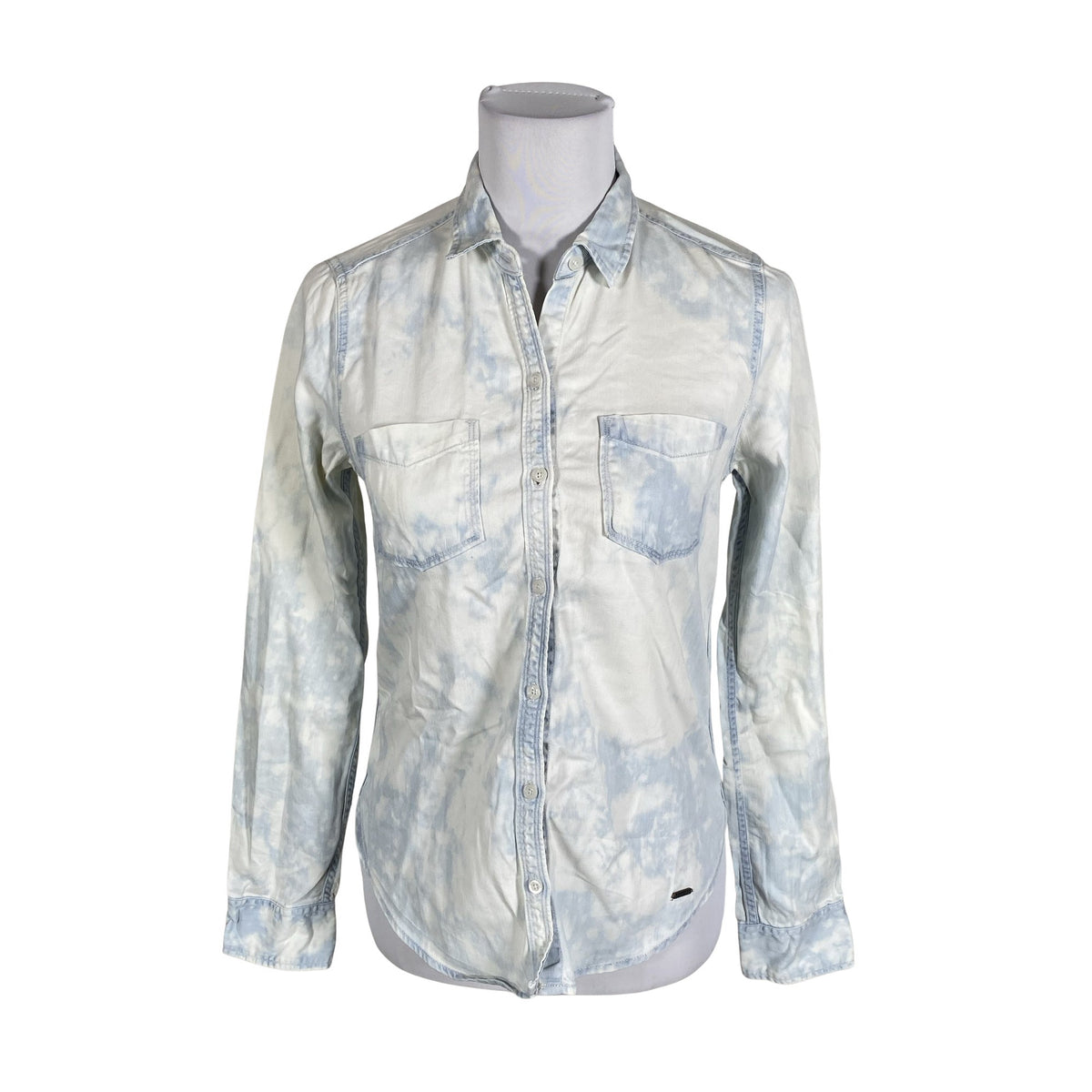 Unisex Hollister - Triiksärk, suurus 34 - Helesinine (1)