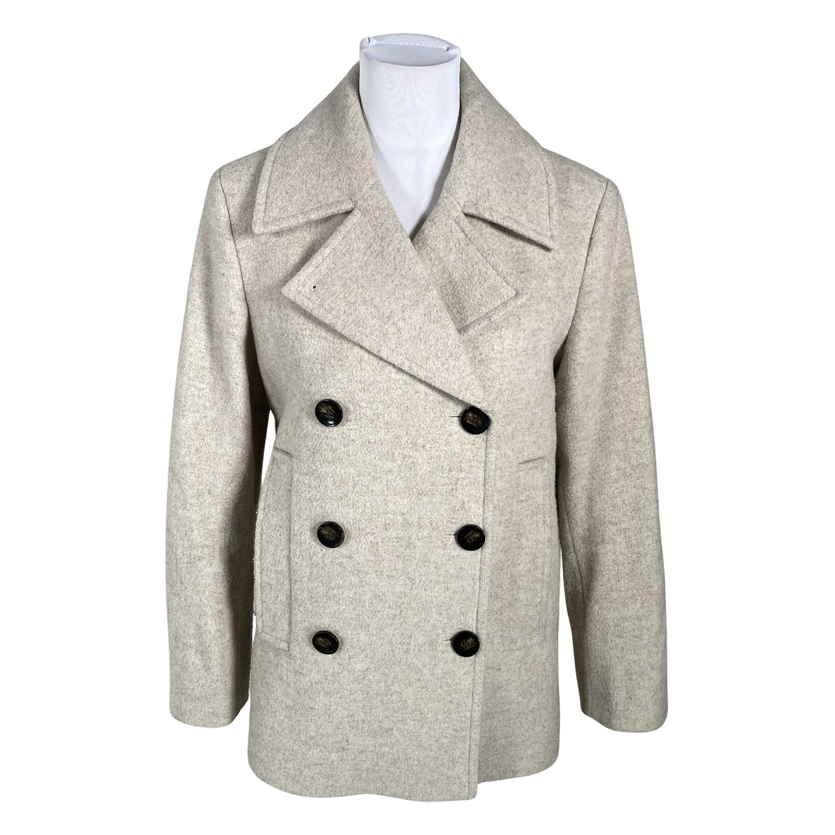 Unisex Part two - Villane mantel, suurus 36 - Beige (1)