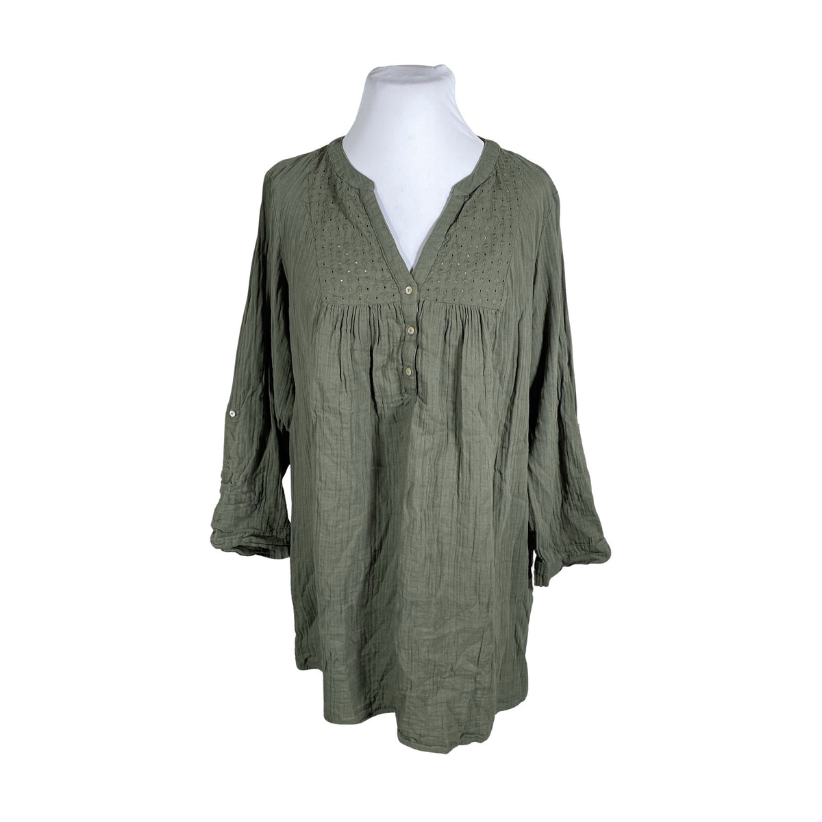 Unisex Zizzi - Mitteveniv tuunika, suurus 46 - Roheline (1)