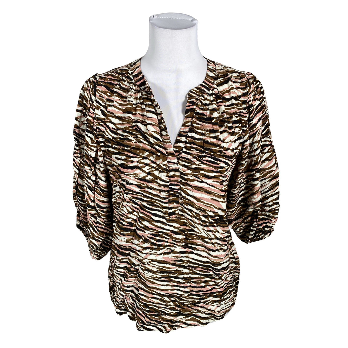 Unisex &Co woman - Pluus, suurus 36 - Pruun (1)