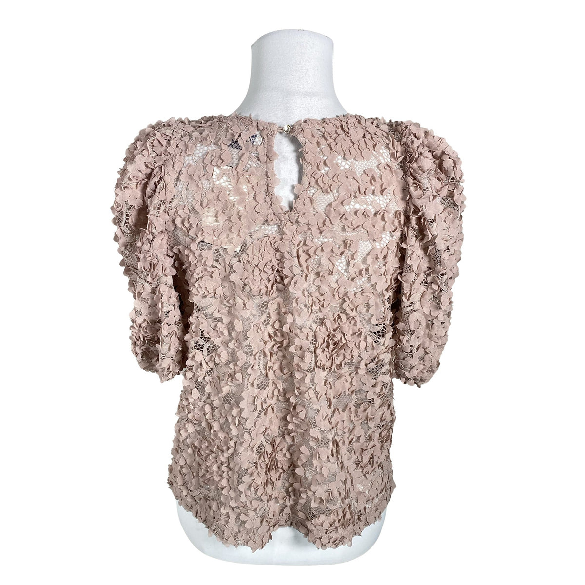 Unisex Holly & Whyte by Lindex - Lühikeste käistega pluus, suurus 36 - Heleroosa (2)