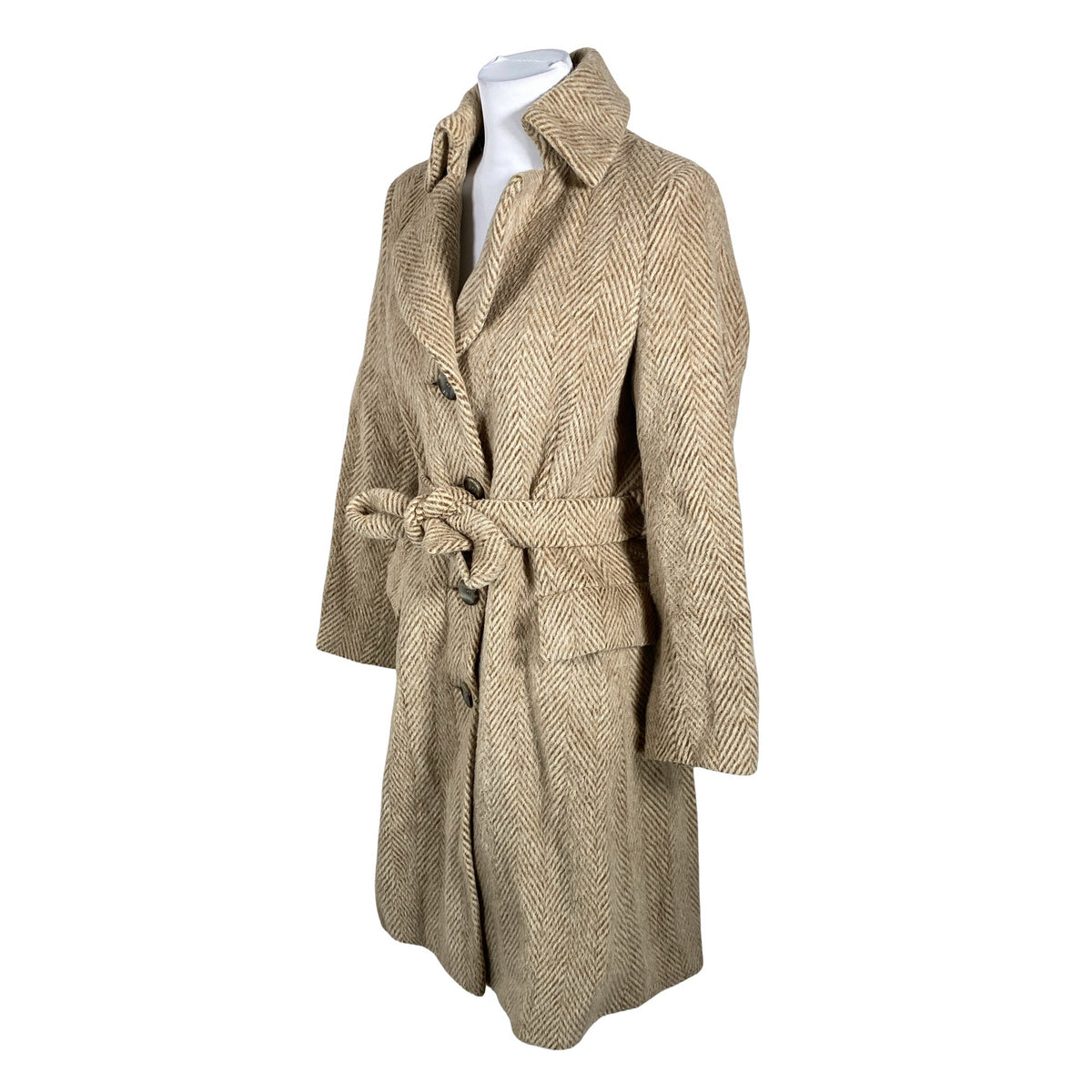 Unisex Ivo Nikkolo - Villane mantel, suurus 38 - Beige (3)