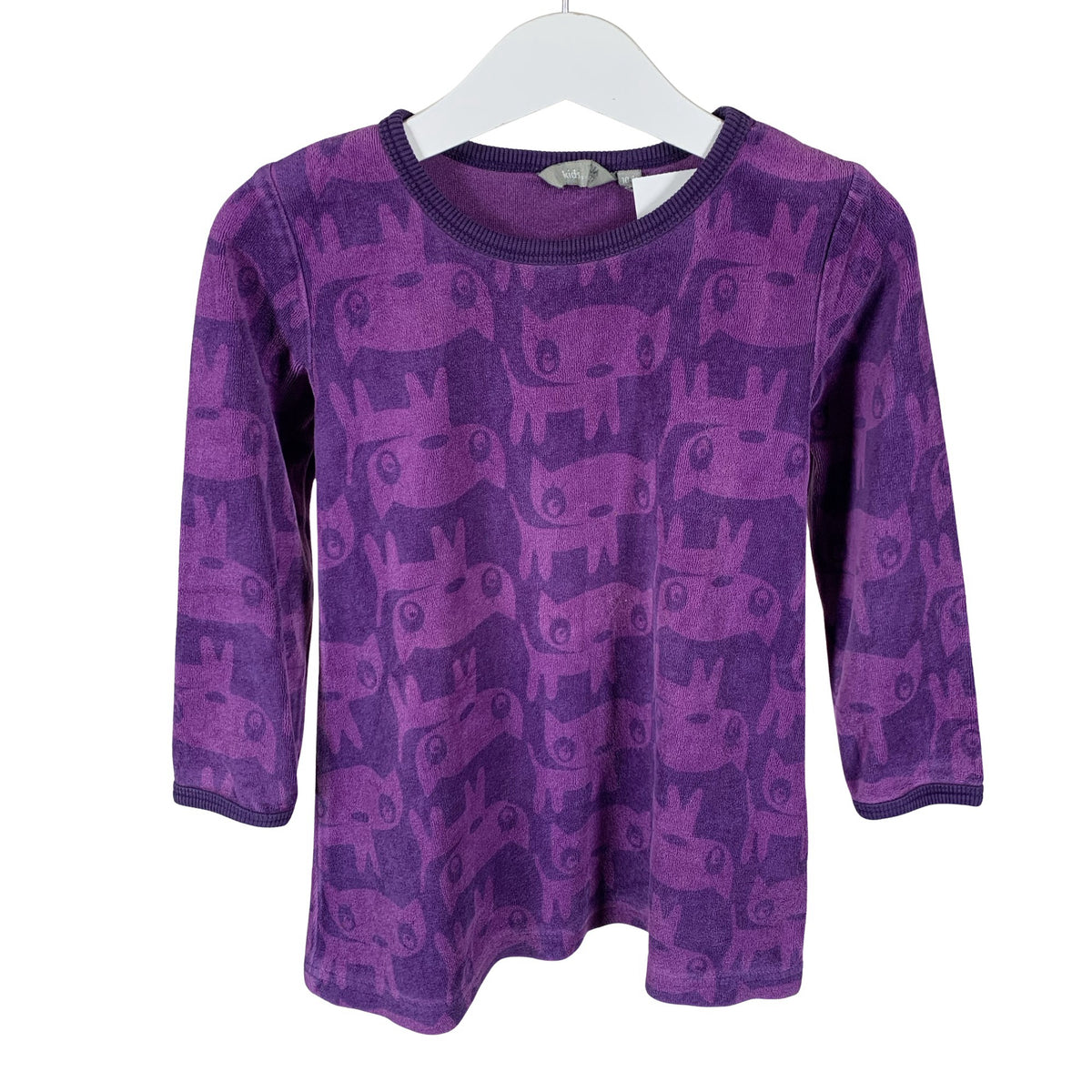 Unisex Lindex - Trikotaažist pluus, suurus 98 - 104 - Lilla (1)