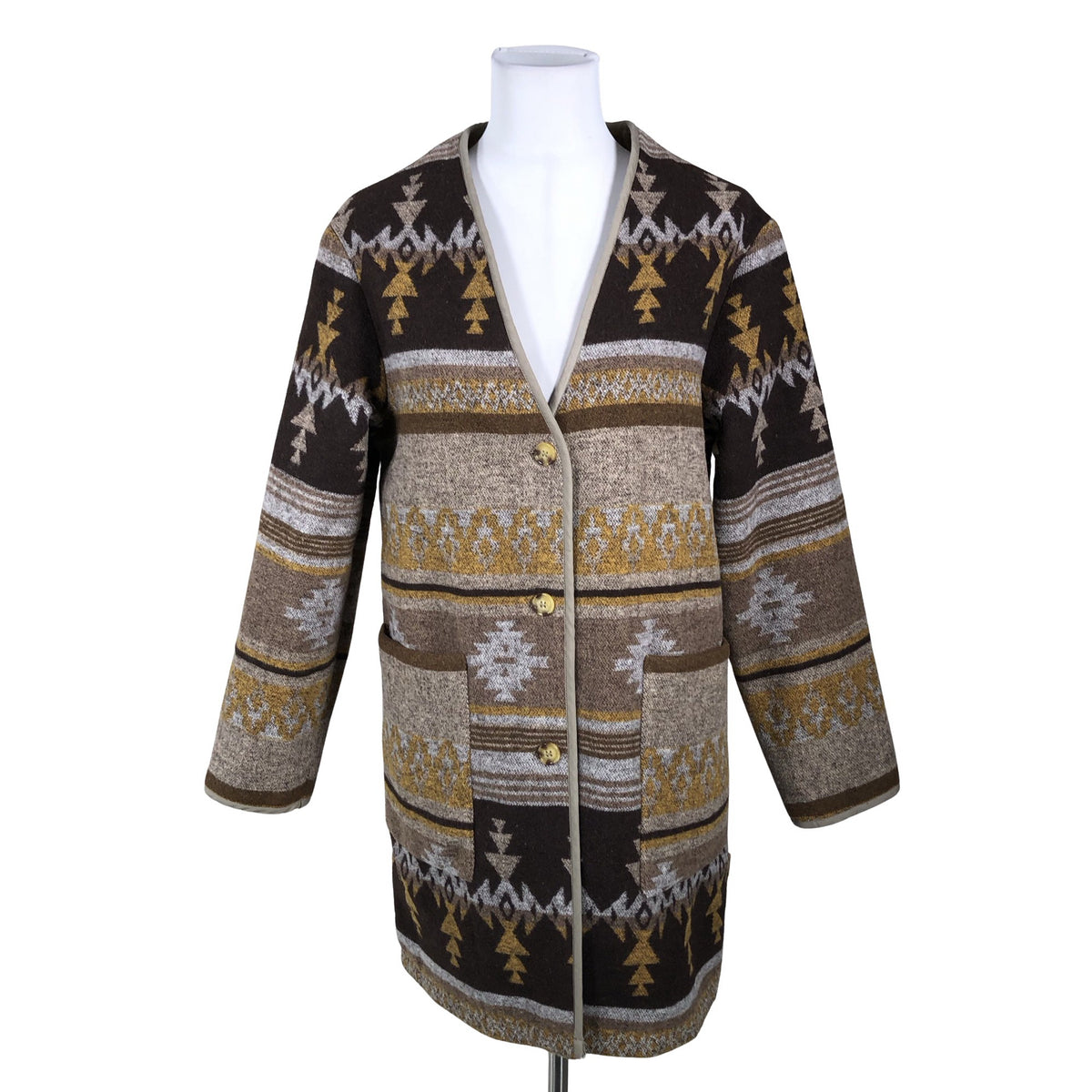 Unisex Lee Cooper - Villane mantel, suurus 38 - Pruun (1)