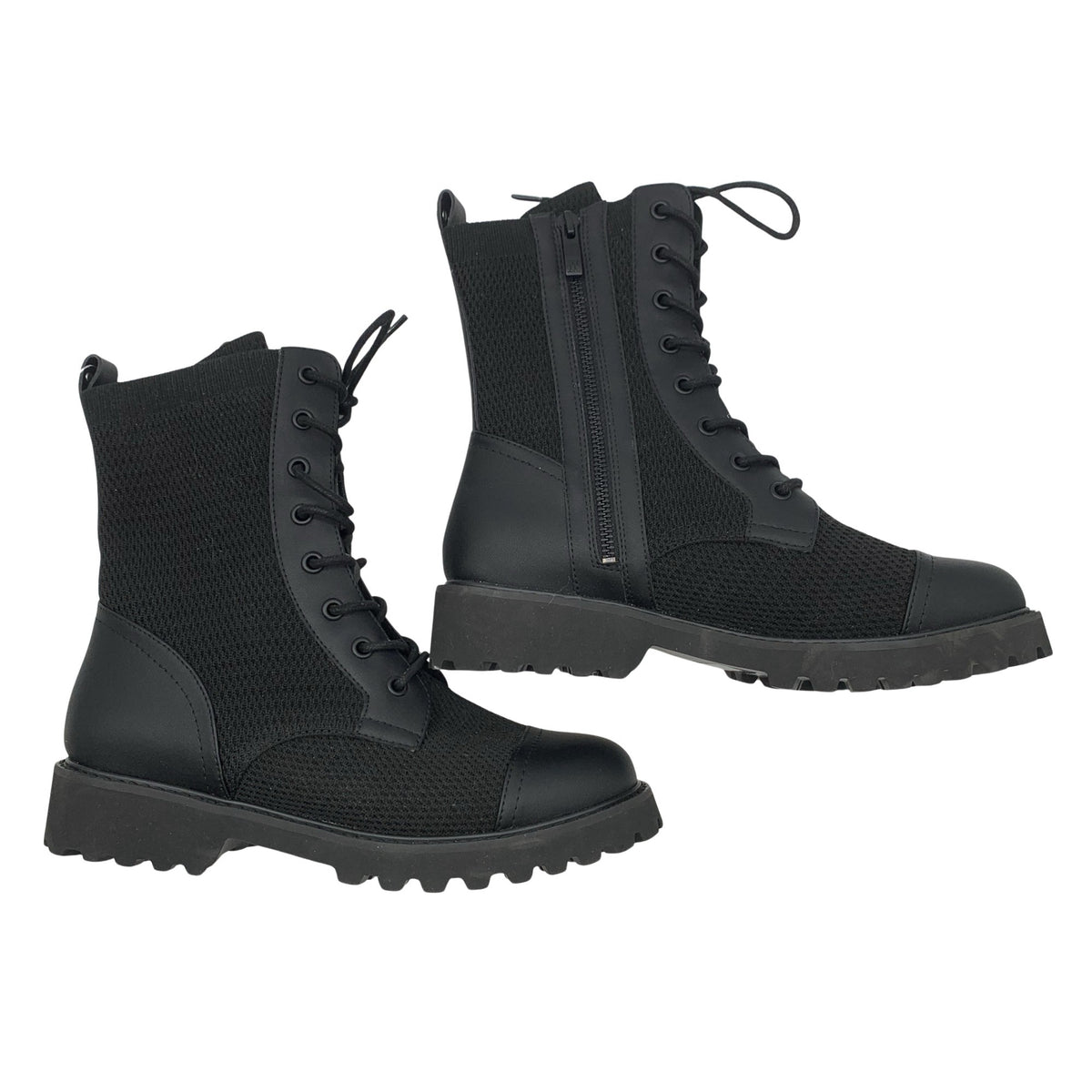 Unisex Vivaia - Nööridega saapad, suurus 39 - Must (1)