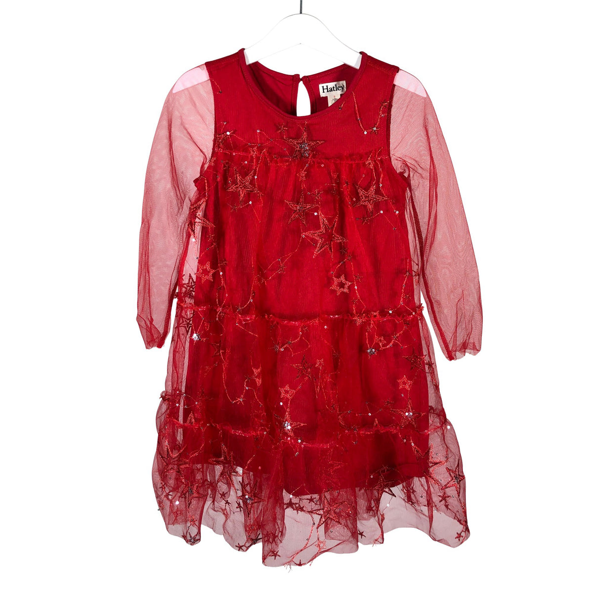 Unisex Hatley - Juhlamekko, koko 104 - 110 -  (1)