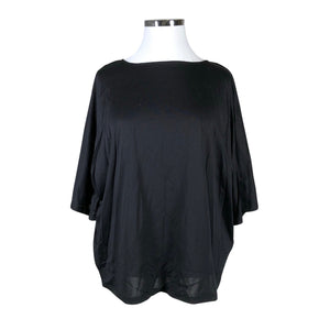 Unisex Ril's - Lühikeste käistega pluus, suurus 42 - Must (1)
