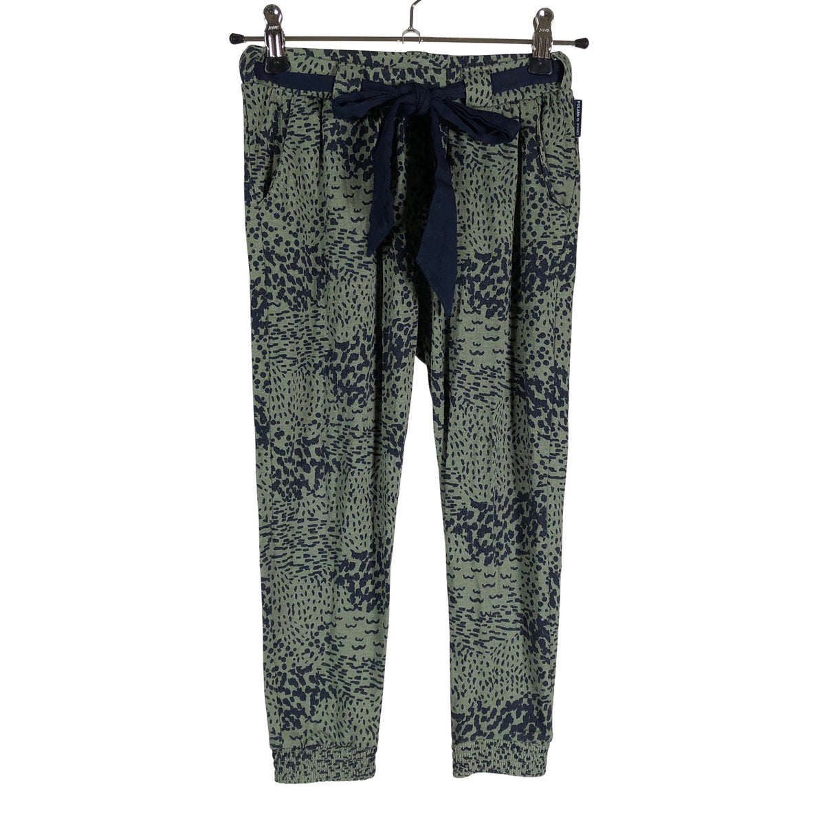 Unisex Polarn O. Pyret - Trikotaažist püksid, suurus 110 - 116 - Roheline (1)