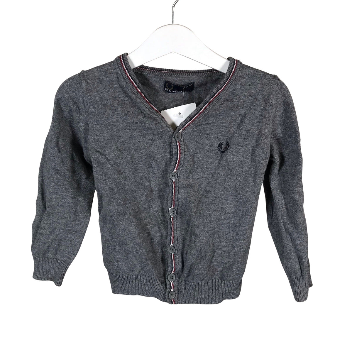 Unisex Fred Perry - Kardigan, suurus 92 - 98 - Hall (1)