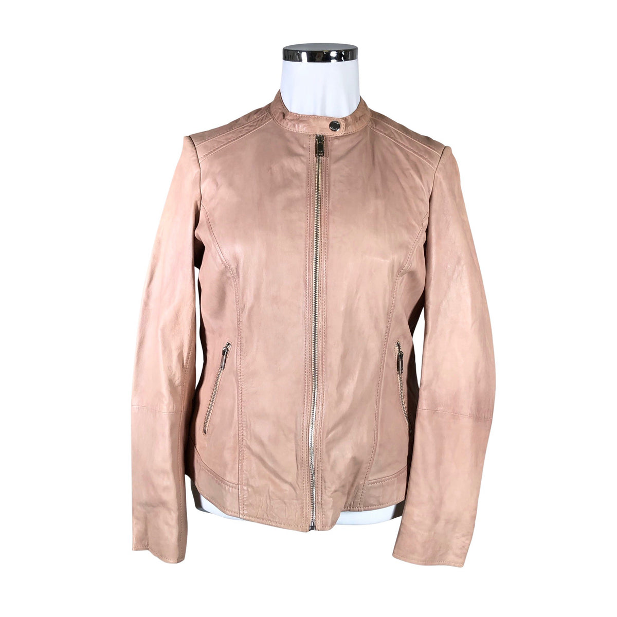 Unisex Saki - Nahktagi, suurus 44 - Heleroosa (1)