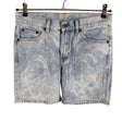 Unisex Cheap Monday - Teksast lühikesed püksid, suurus W30 - Helesinine ()