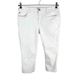 Unisex Esprit - Teksast poolpikad püksid, suurus 40 - Valge ()