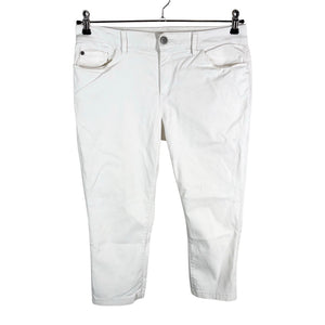 Unisex Esprit - Teksast poolpikad püksid, suurus 40 - Valge (1)