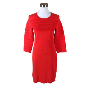 Unisex Stefanel - Kootud kleit, suurus 36 - Punane (1)