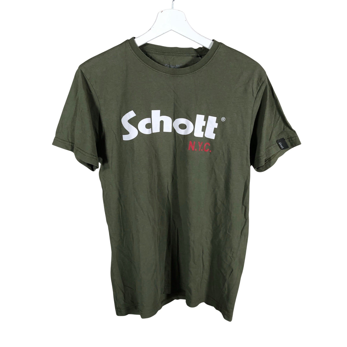 Unisex Schott NYC - T-särk, suurus M - Roheline (1)