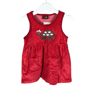 Unisex me&i - Trikotaažist kleit, suurus 86 - 92 - Punane (1)