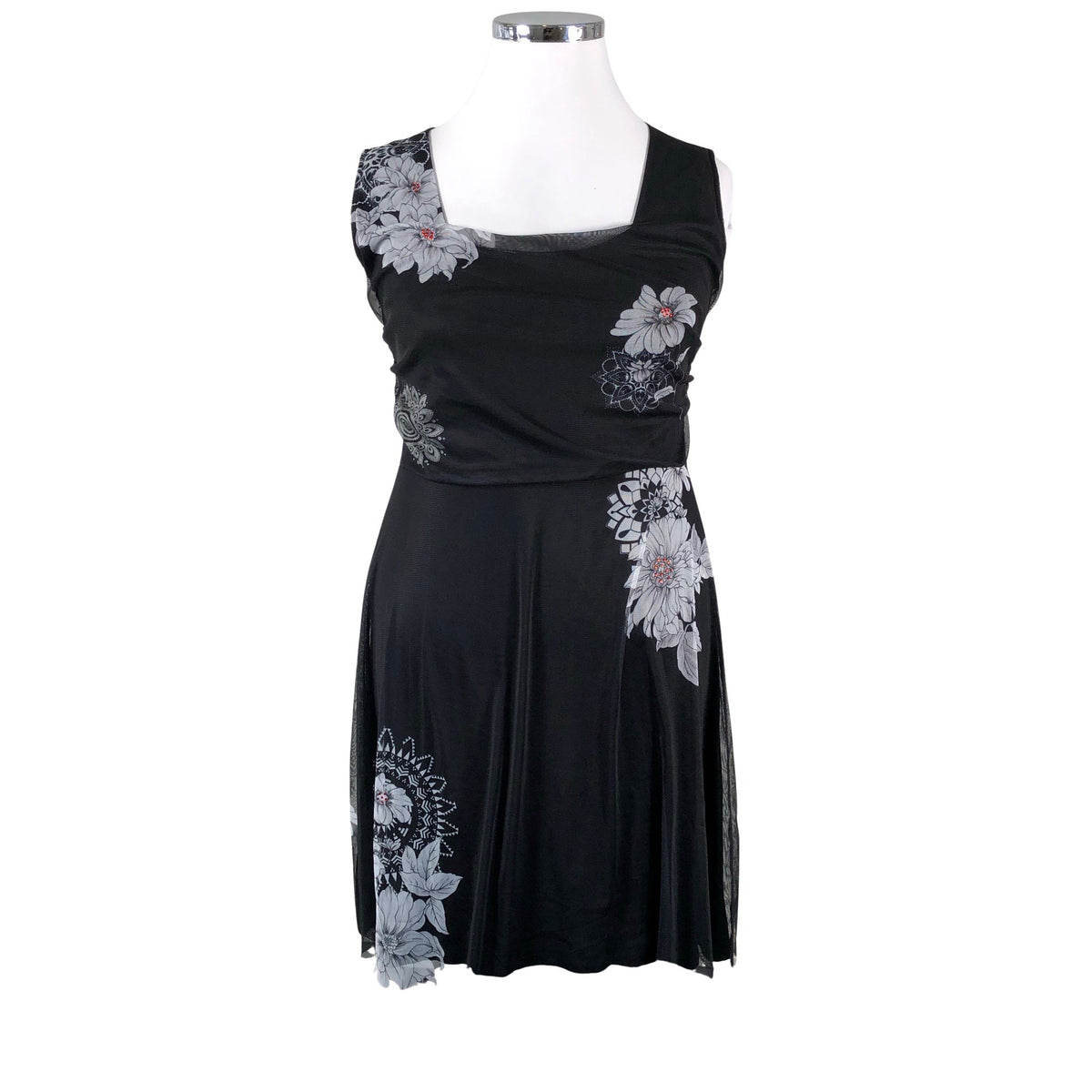 Unisex Desigual - Trikotaažist kleit, suurus 42 - Must (1)