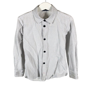 Unisex Mingnelin - Triiksärk, suurus 116 - 122 - Valge (1)