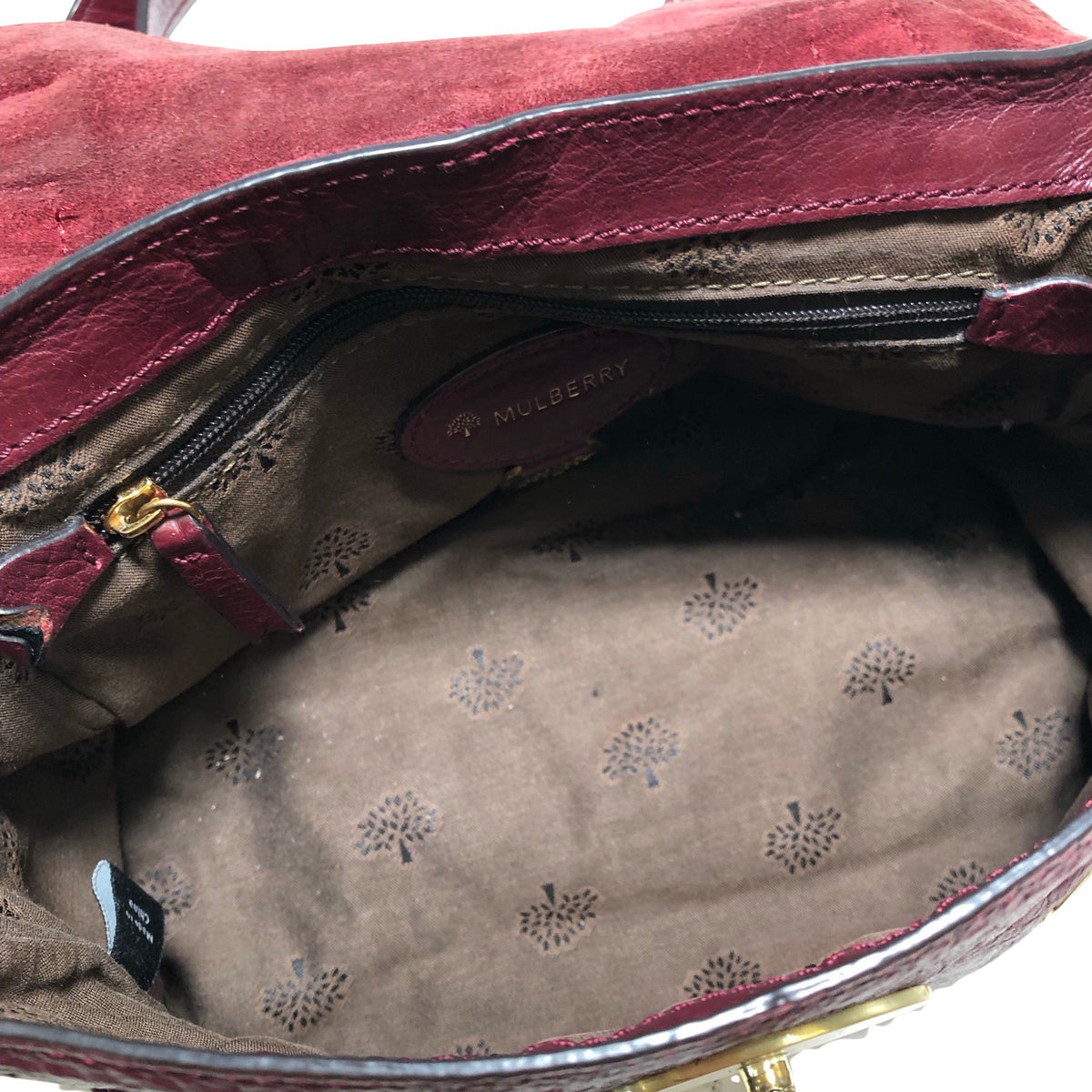 Unisex Mulberry - Käekott, suurus Mini - Veinipunane (3)