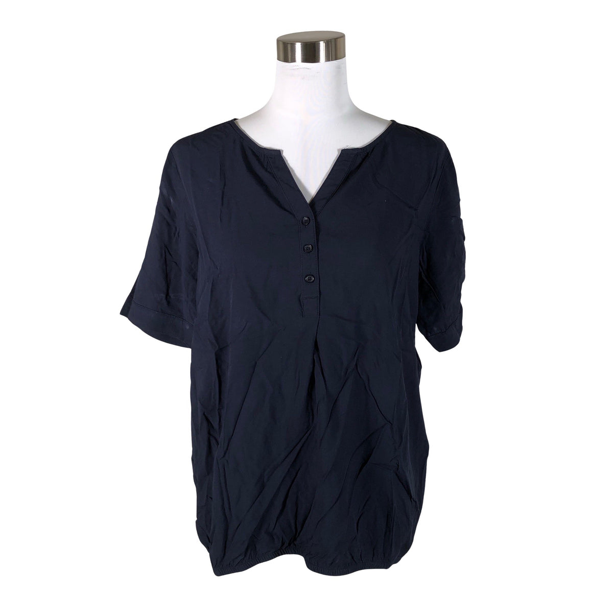 Unisex Cecil - Lühikeste käistega pluus, suurus 38 - Sinine (1)